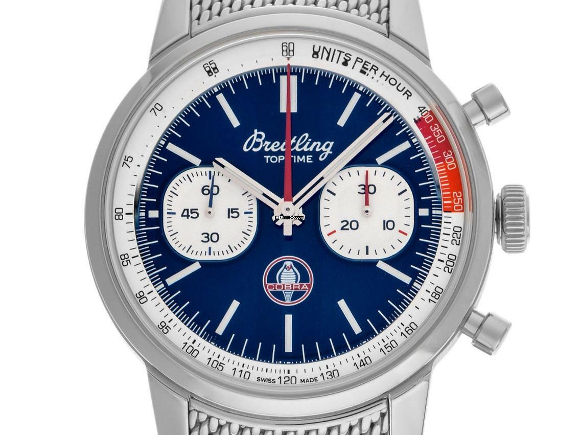 Breitling Top Time B01 Shelby Cobra Ref.AB01763A1C1A1 2024 Full Set Ungetragen