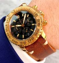 Thumbnail von Blancpain Air Command Chronograph Rose Gold ref 2285 Automatic FULL SET - LIMITED Edition 2285