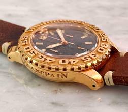 Thumbnail von Blancpain Air Command Chronograph Rose Gold ref 2285 Automatic FULL SET - LIMITED Edition 2285