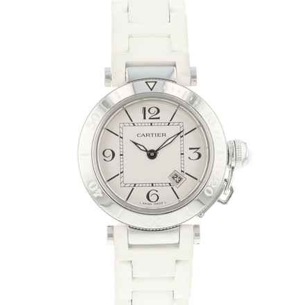  Cartier Pasha Seatimer Steel White Dial </h1> 
