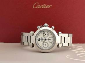 Thumbnail von Cartier Pasha C 2412 Chronograph 36mm - Like New