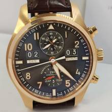 Thumbnail von IWC Fliegeruhr Spitfire Perpetual Calendar Digital Date-Month Pilot Spitfire Perpetual Calendar Flyback Ouro Rosé 46mm Completo