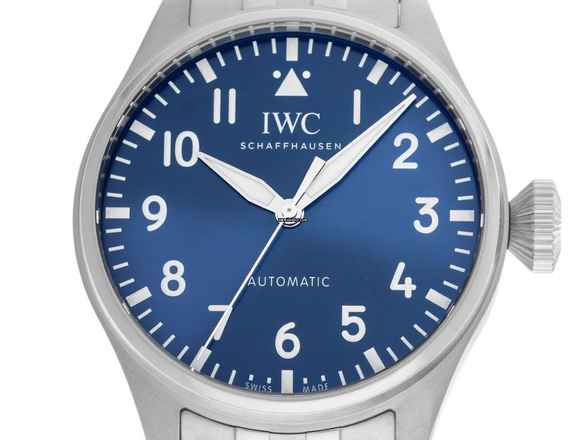  IWC Große Fliegeruhr Big Pilot´s Watch Stahl Automatik Armband Stahl 43mm Ref.IW329304 Bj.2024 Box&Pap. Full Set Ungetragen 
