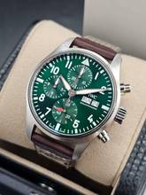 Thumbnail von IWC Fliegeruhr Chronograph Pilot Chronograph 41mm IW388103 Green Dial Unworn/New Condition Full Set 1-2026