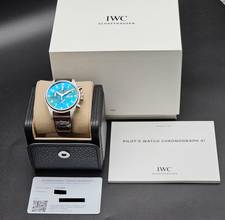 Thumbnail von IWC Fliegeruhr Chronograph Pilot Chronograph 41mm IW388103 Green Dial Unworn/New Condition Full Set 1-2026