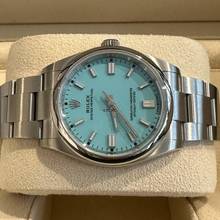 Thumbnail von Rolex Oyster Perpetual 36 126000 2024/06 tiffany Eu white tag unworn ungetragen B&P 36mm </h1>