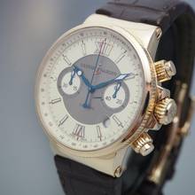 Thumbnail von Ulysse Nardin Marine Chronograph Maxi Marine Chronograph 356-66 18K/750 Roségold Box+Papiere