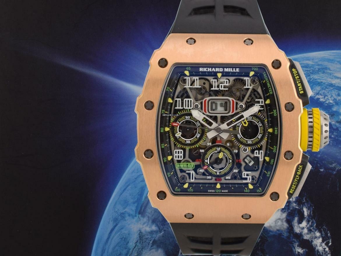 Richard Mille RM 011 Rm11-03 Rose Gold - Titanium