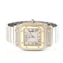 Thumbnail von Cartier Santos Galbée Unisex Quarz Ref. 1566 Revision </h1>