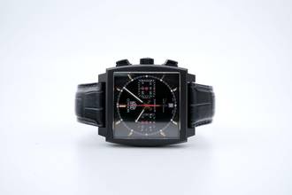 Thumbnail von TAG Heuer Monaco Calibre Heuer 02 Titanium DLC Black Dial - With Box And Papers - 24 Months Warranty CBL2180.FC6497 2022