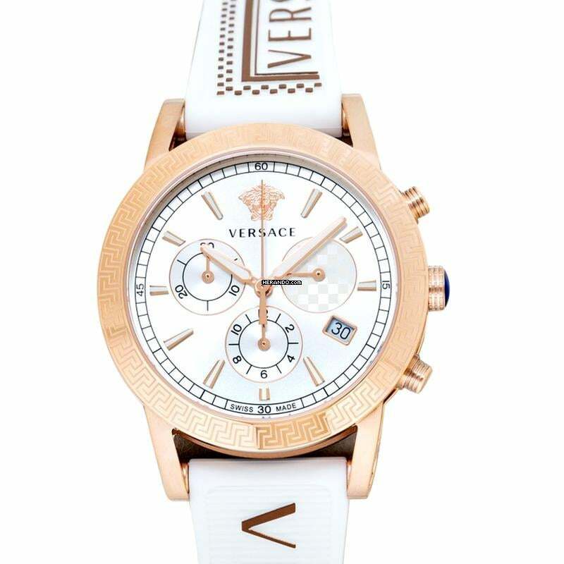 Versace VELT01321 - Quartz White Dial Stainless Steel Unisex Watch </h1>