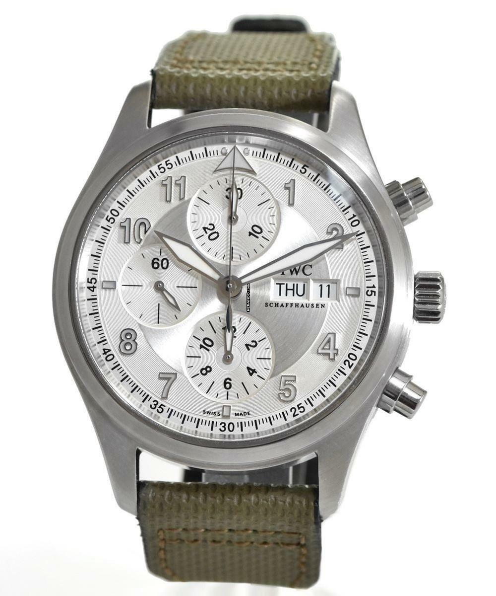IWC Fliegeruhr Spitfire Chronograph Fliegerchronograph Spitfire Automatik Ref. 3717-02 </h1>