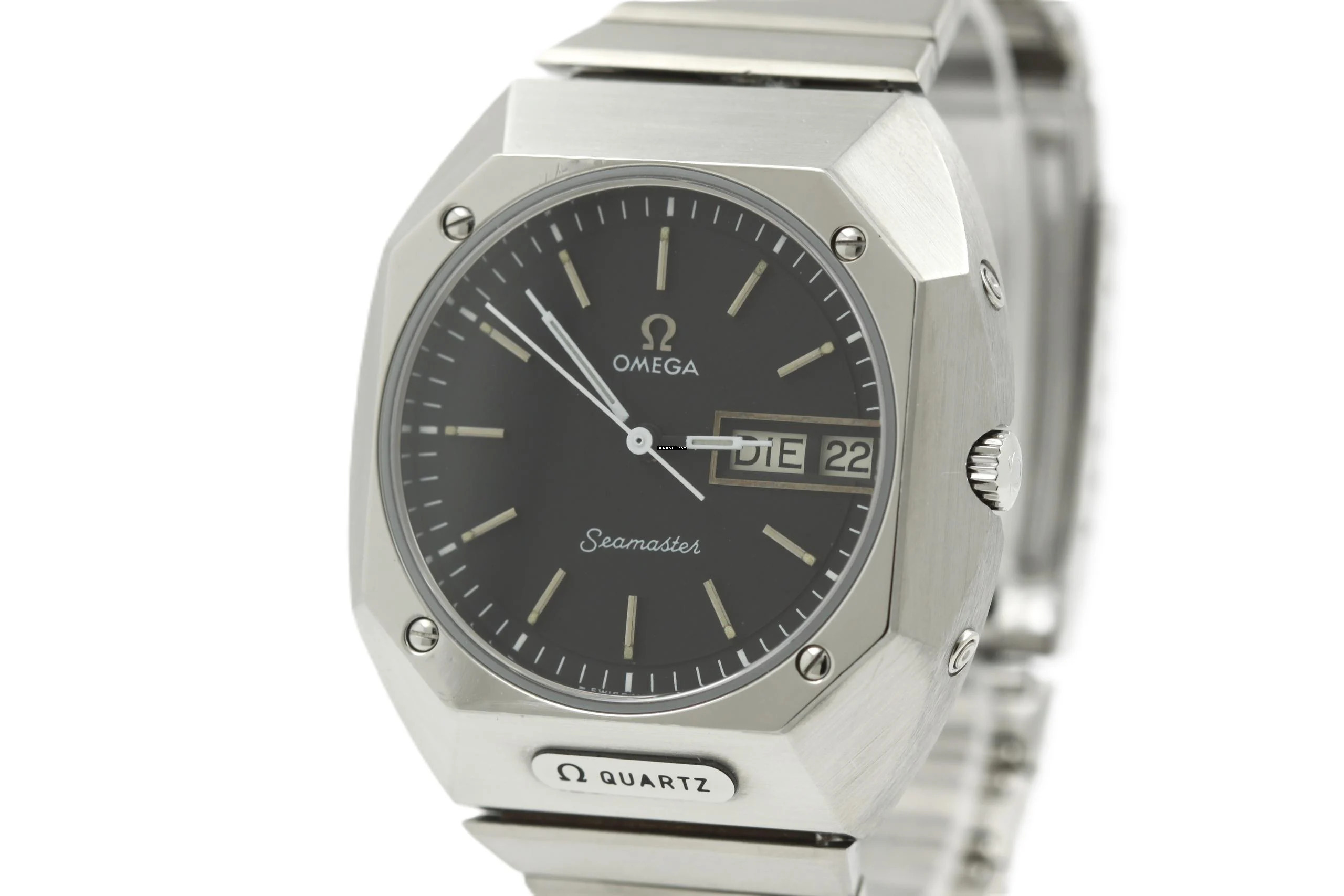 Omega Seamaster Factory Serviced Warranty 196.0054