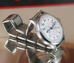 Thumbnail von Longines Mega Rare Caliber 15 Oversize steel chrono vintage no 13ZN </h1>