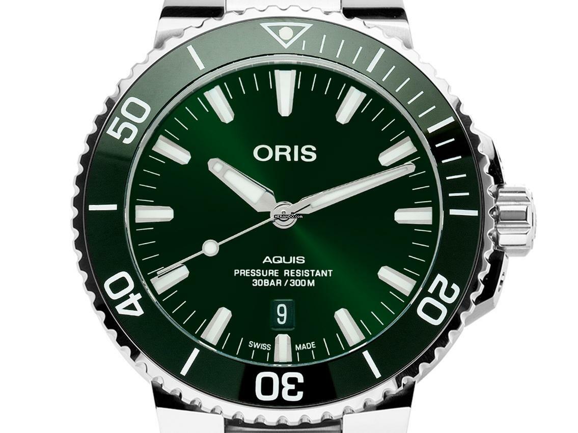 Oris Aquis Date Ref.01 733 7730 4157 2022 original Box Ungetragen </h1>