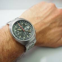 Thumbnail von Heuer Montreal Chronograph Vintage Ref.750-503 RARE Sinn bracelet </h1>