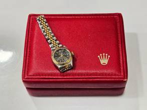 Thumbnail von Rolex Lady-Datejust no Holes Tapestry Dial </h1>