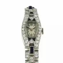 Thumbnail von Tiffany Art Deco Diamond Lady Watch Bj.1930er </h1>