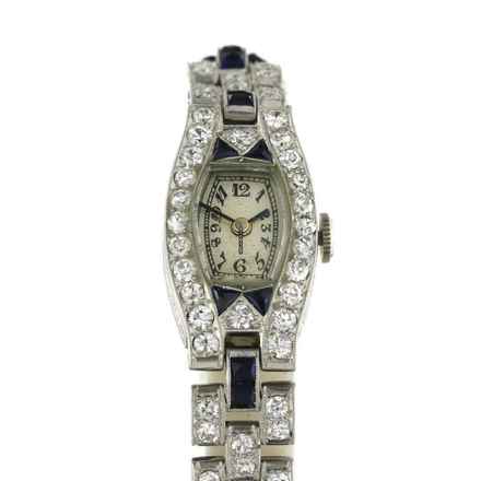  Tiffany Art Deco Diamond Lady Watch Bj.1930er </h1> 
