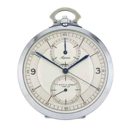  Alpina ArtDeco Pocket watch chronograph Sectordial </h1> 