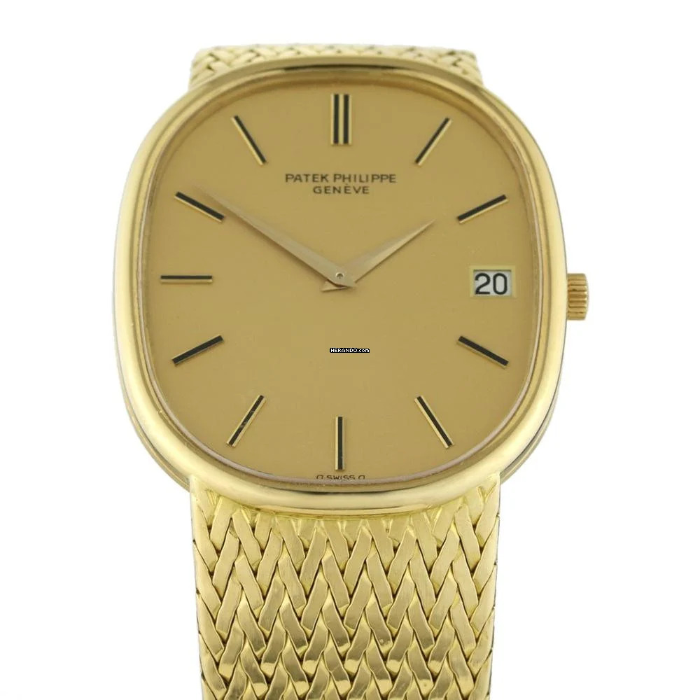 Patek Philippe Ellipse d'Or Jumbo 18K BJ.1970 Box + Papers </h1>