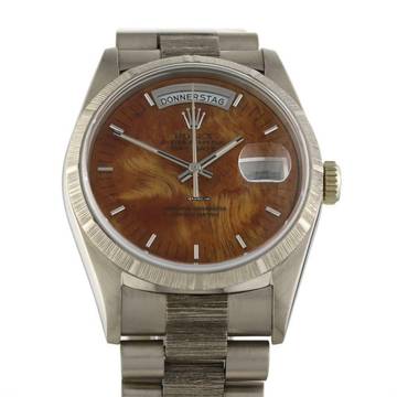  Rolex Day-Date 36 Wood Dial Borke Finish Ref.18039 very rare </h1> 