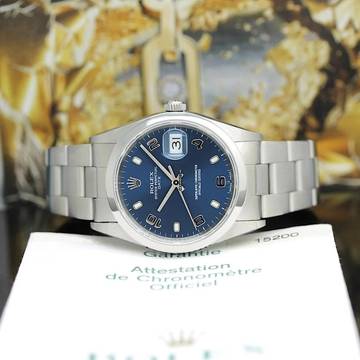  Rolex Oyster Perpetual Date Stahl Automatik Ref:15200 Rolex Box & Papiere von 2004 </h1> 