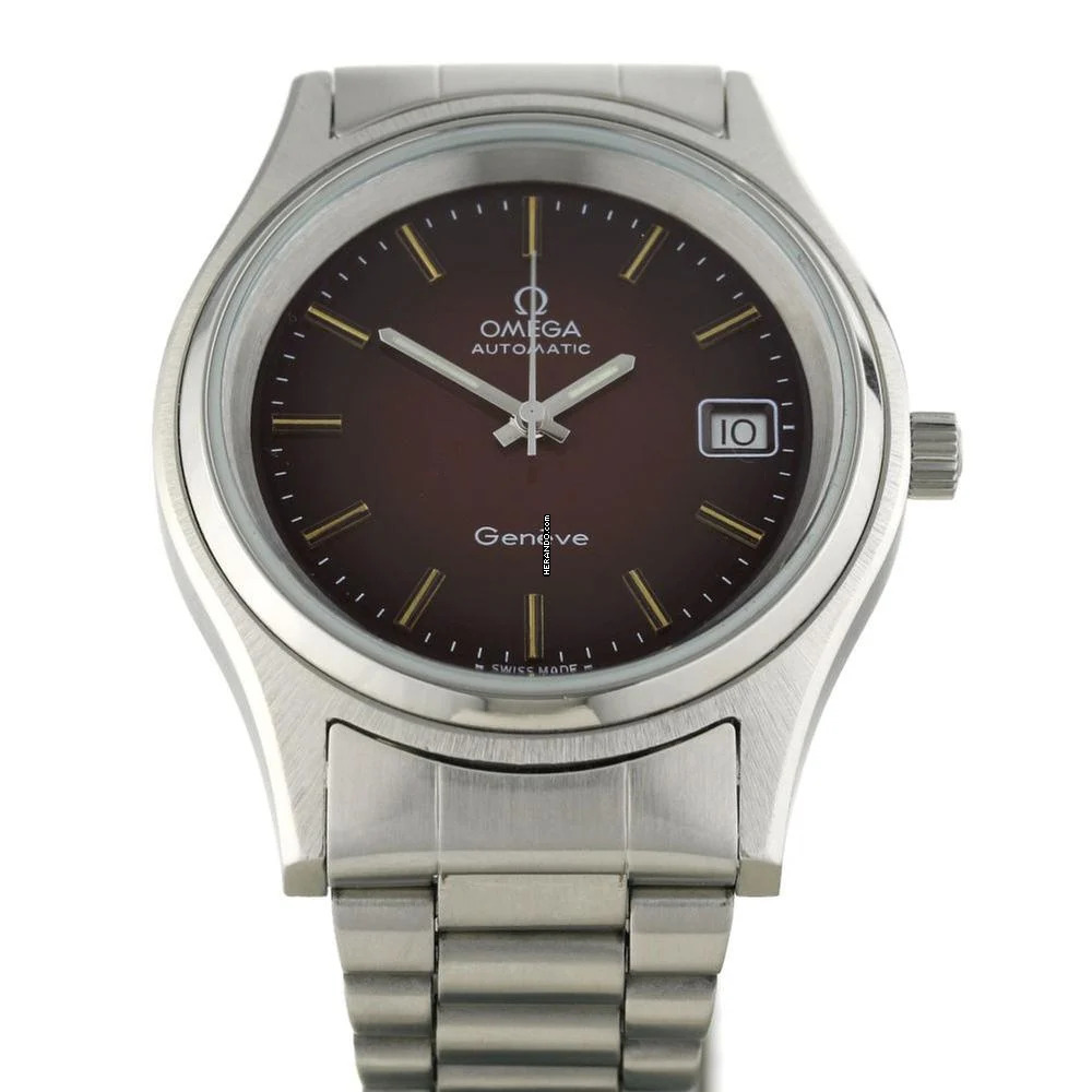 Omega Genève Brown Dial </h1>