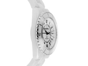 Thumbnail von Chanel J12 Keramik White Ref.H5700 2023 Full Set Ungetragen