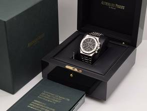 Thumbnail von Audemars Piguet Royal Oak Chronograph 26320st Black Chronograph 41mm Like New 2014