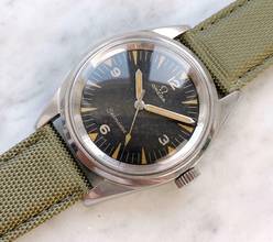 Thumbnail von Omega Seamaster Railmaster Superrare Seamaster Railmaster PAF Tropical Dial 135004 EXTRACT Pakistan Air Force 135.004
