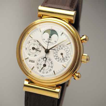  IWC Da Vinci Perpetual Calendar 3750 Ewiger Kalender Perpetual Calendar Gold 18k/750 Box+Docs 