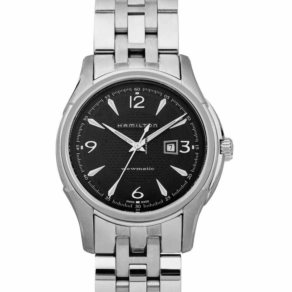 Hamilton Jazzmaster Viewmatic H32325135 - Jazzmaster Automatic Black Dial Stainless Steel Unisex Watch </h1>