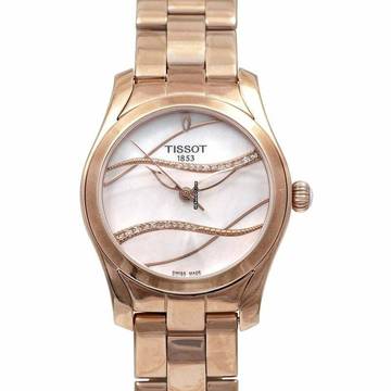  Tissot T-Wave T112.210.33.111.00 - T-Lady T-wave Quartz Mother Of Pearl Dial Ladies Watch </h1> 