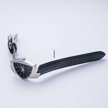 Thumbnail von Hamilton Ventura H24411732 - Ventura Quartz Black Dial Asymmetric Stainless Steel Men's Watch </h1>