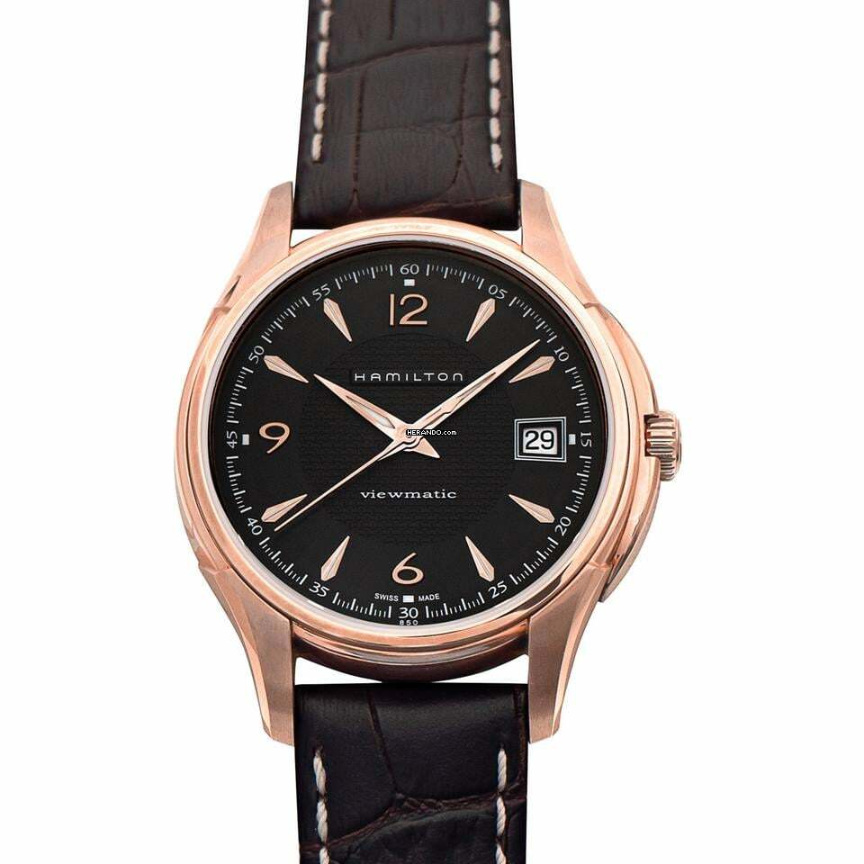 Hamilton Jazzmaster Viewmatic H32445585 - American Classic Automatic Black Dial Stainless Steel Men's Watch </h1>