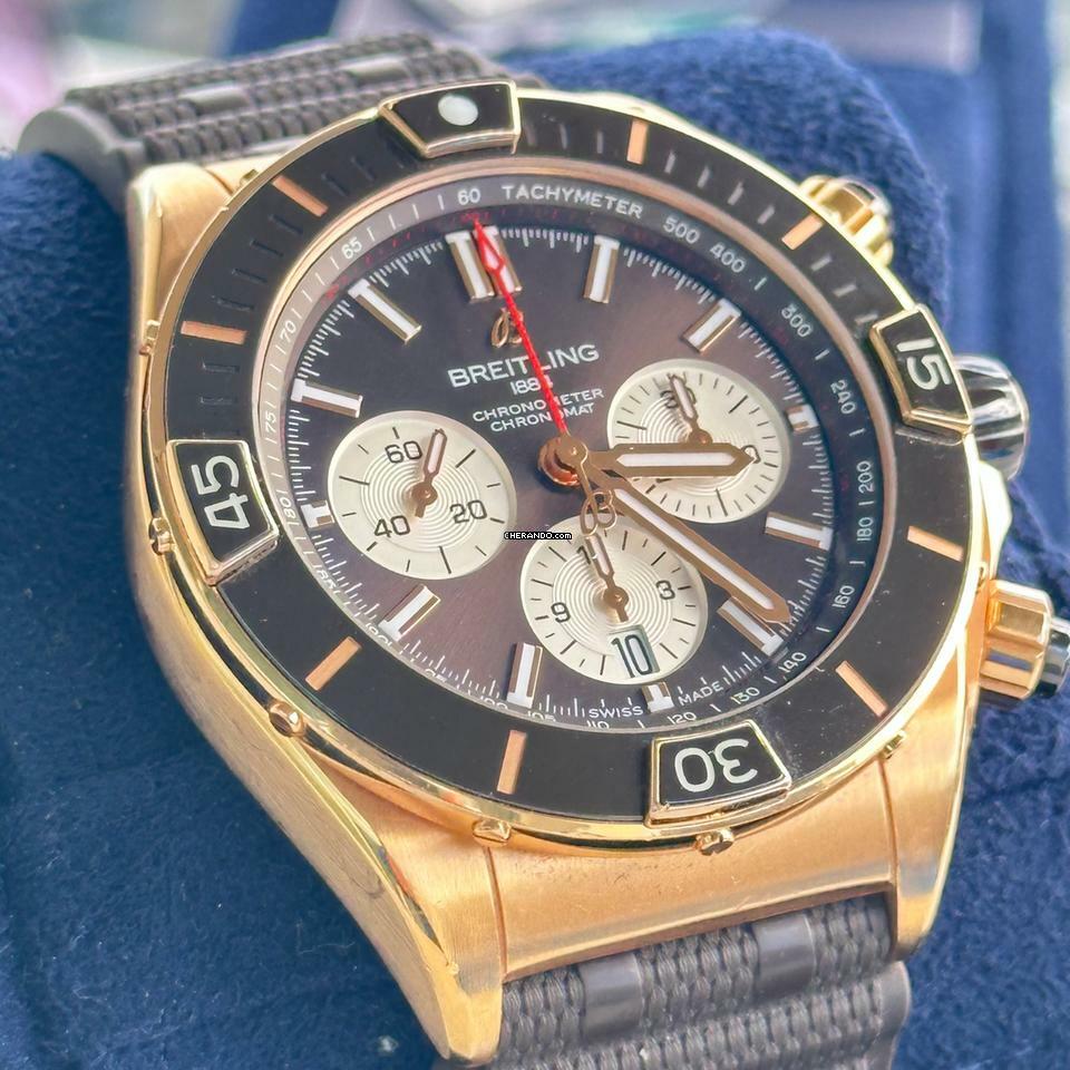 Breitling Chronomat Super Chronomat B01 44 2022 unpolished TOP condition Ref.RB0136 unpoliert </h1>