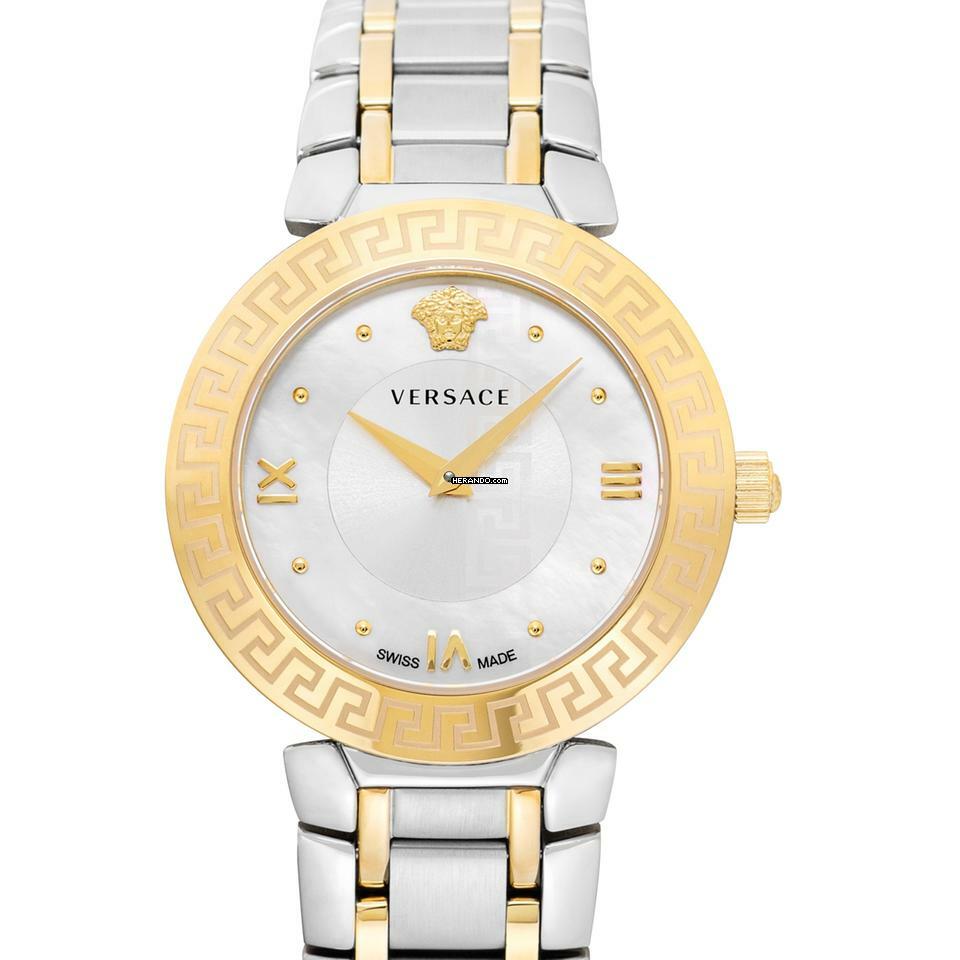 Versace V16060017 - Quartz Mother of pearl Dial Stainless Steel Ladies Watch </h1>