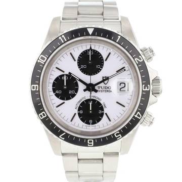  Tudor Prince Date Oyster Date Chronograph White Porcelain Dial </h1> 