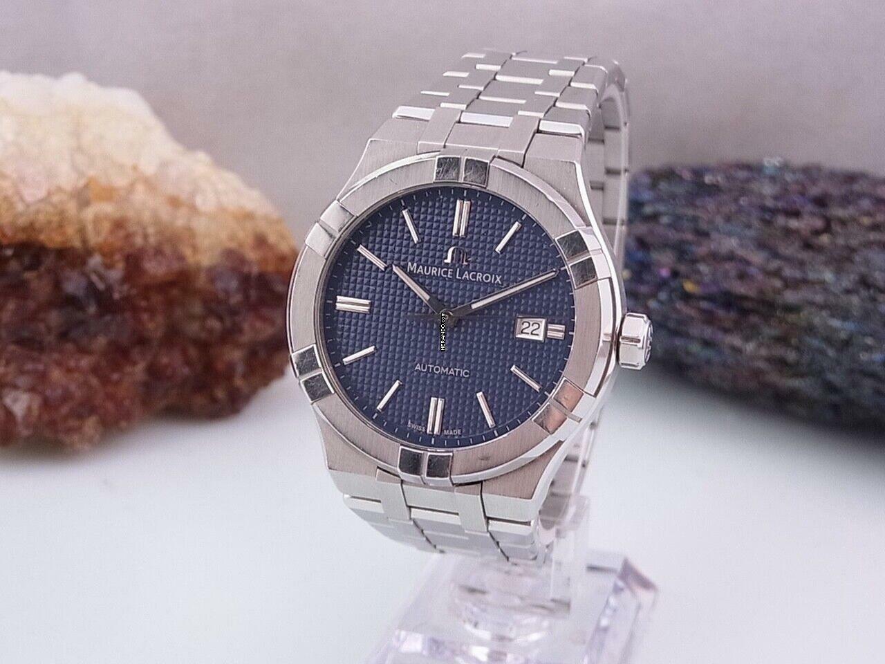 Maurice Lacroix AIKON Ai6008 Automatik 42 Mm Saphirglas Edelstahl Datumanzeige </h1>