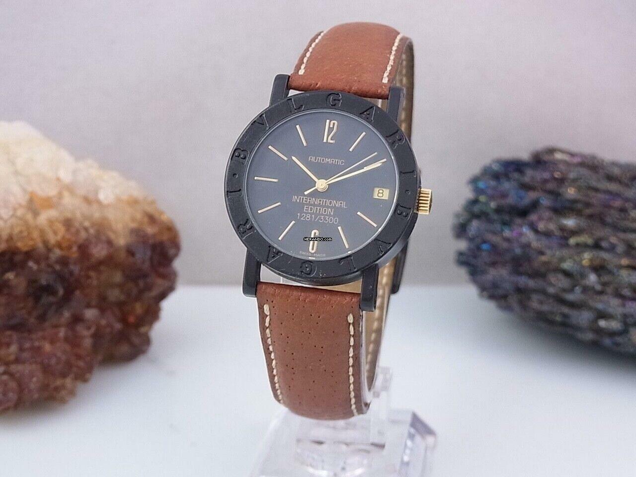 Bulgari Bulgari Bb33vld Automatik International Edition 1281/3300 Herrenuhr Ø 32,5 Mm </h1>