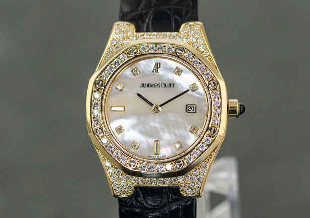  Audemars Piguet Royal Oak Lady Diamond | 66797BA | Mother of Pearl dial | Yellowgold </h1> 