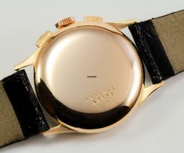 Thumbnail von Jaeger-LeCoultre Vintage Chronograph Tri-Compax 18K Rose Gold Vintage </h1>