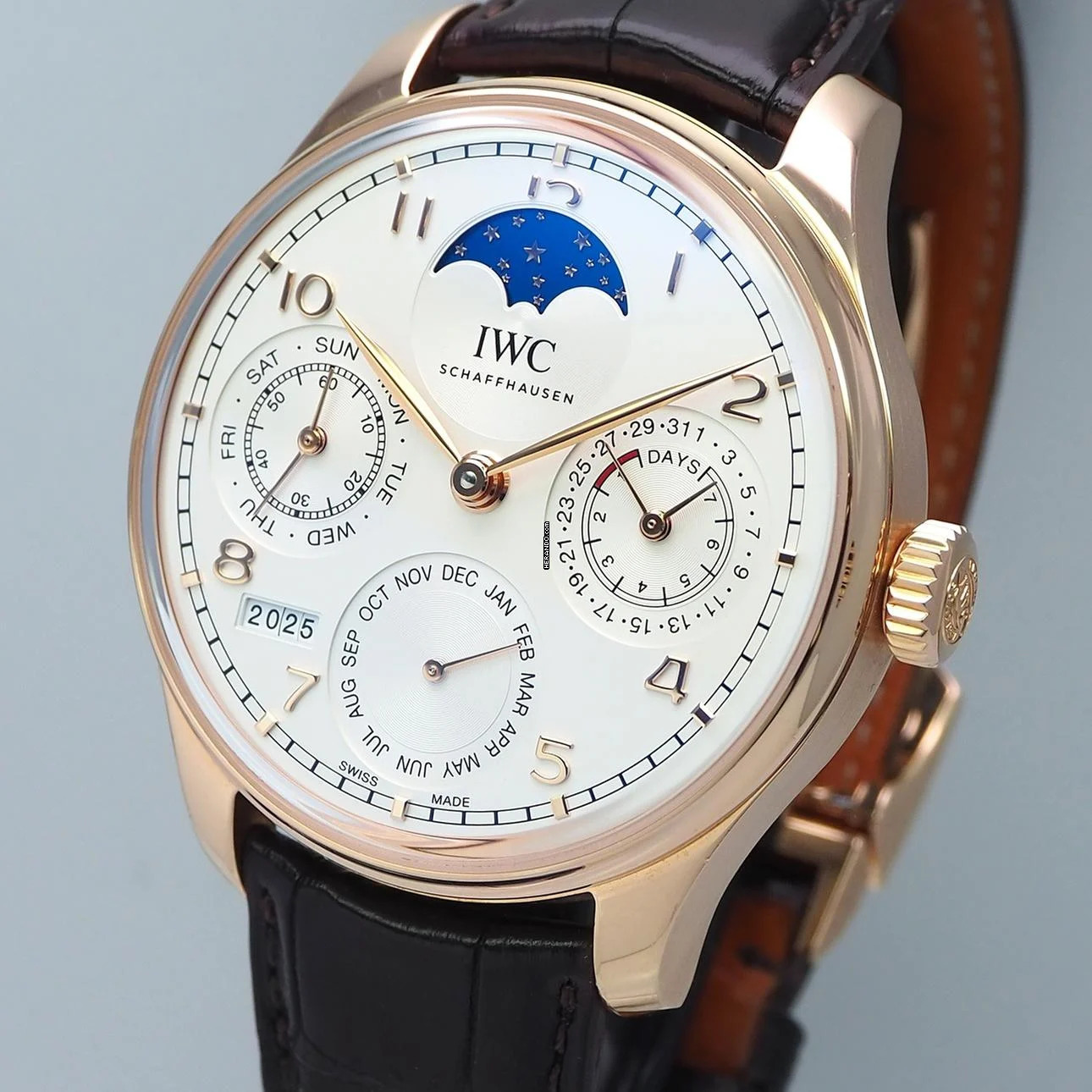 IWC Portugieser Ewiger Kalender Perpetual Calendar Ref 503302 Gold 18k/750 Box+Papiere 2022