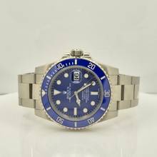 Thumbnail von Rolex Submariner Date Smurf Ouro Branco Cerâmica 40mm Completo