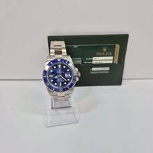 Thumbnail von Rolex Submariner Date Smurf Ouro Branco Cerâmica 40mm Completo