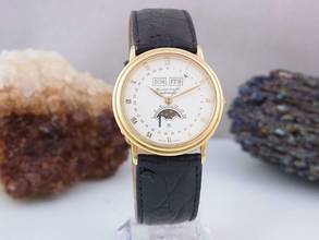 Thumbnail von Blancpain Villeret 6595-1418 Herrenuhr 18k / 750 Gold Calendar Mondphase Ø 34 Mm </h1>