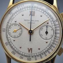 Thumbnail von Patek Philippe Chronograph Ref./Cal. 130 Gold 18k/750 from 1950