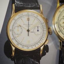 Thumbnail von Patek Philippe Chronograph Ref./Cal. 130 Gold 18k/750 from 1950