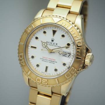  Rolex Yacht-Master 40 16628 Gold 18k/750 Box+ Papiere-full Set 